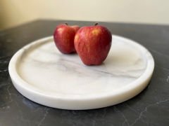 Beyaz Mermer Tabak 28cm