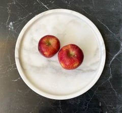 Beyaz Mermer Tabak 28cm
