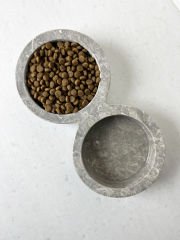 Gri Mermer Mama Kabı Kenarlı