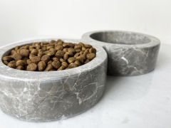 Gri Mermer Mama Kabı Kenarlı