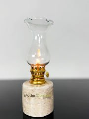 Dekoratif Mermer Gaz Lambası