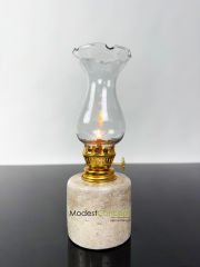 Dekoratif Mermer Gaz Lambası