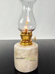 Dekoratif Mermer Gaz Lambası