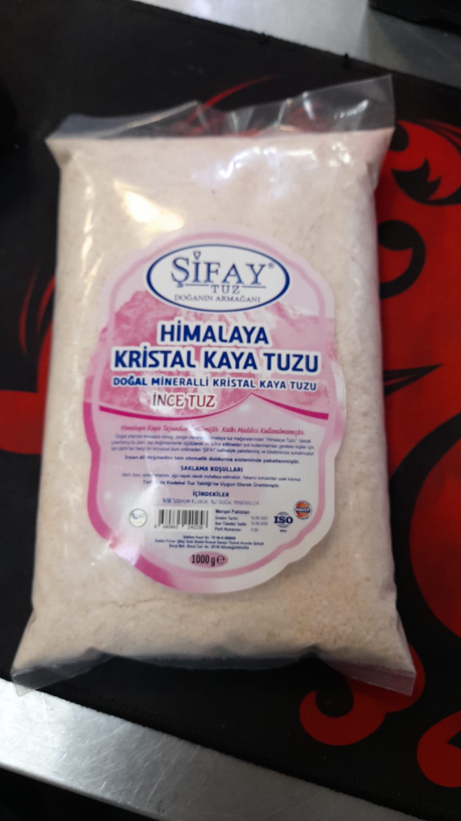 Şifay Himalaya Kristal Kaya Tuzu İnce 1000 gr.