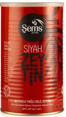 Şems Yağlı Siyah Sele Zeytin 900 gr.