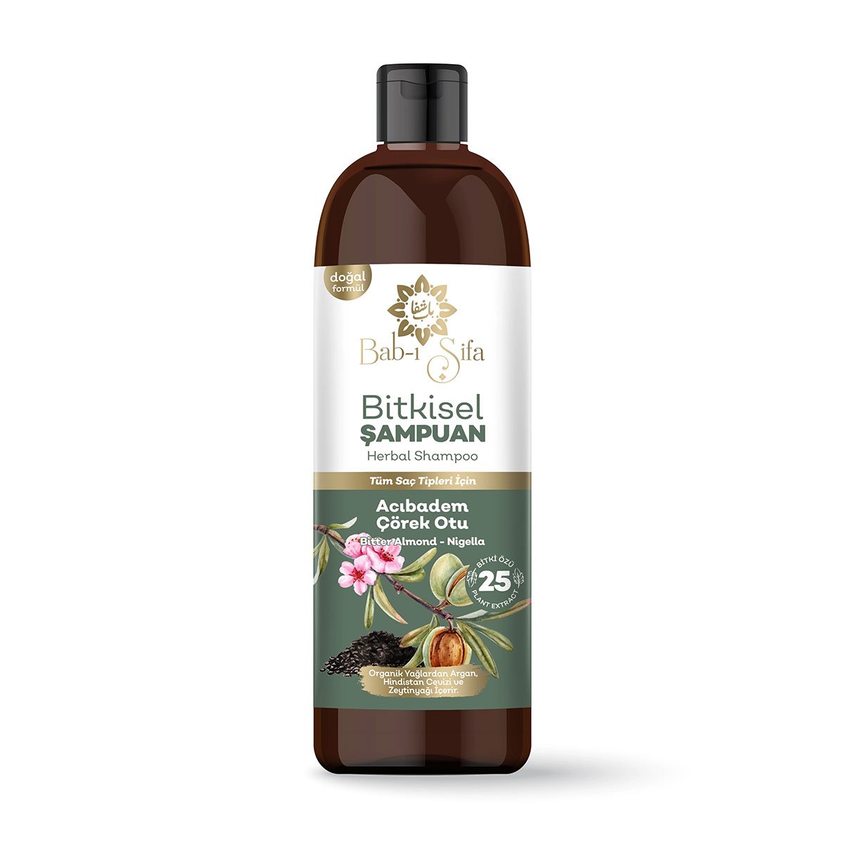 Bab-ı Şifa Bitkisel Acıbadem Çörekotu Şampuan 400 ml.