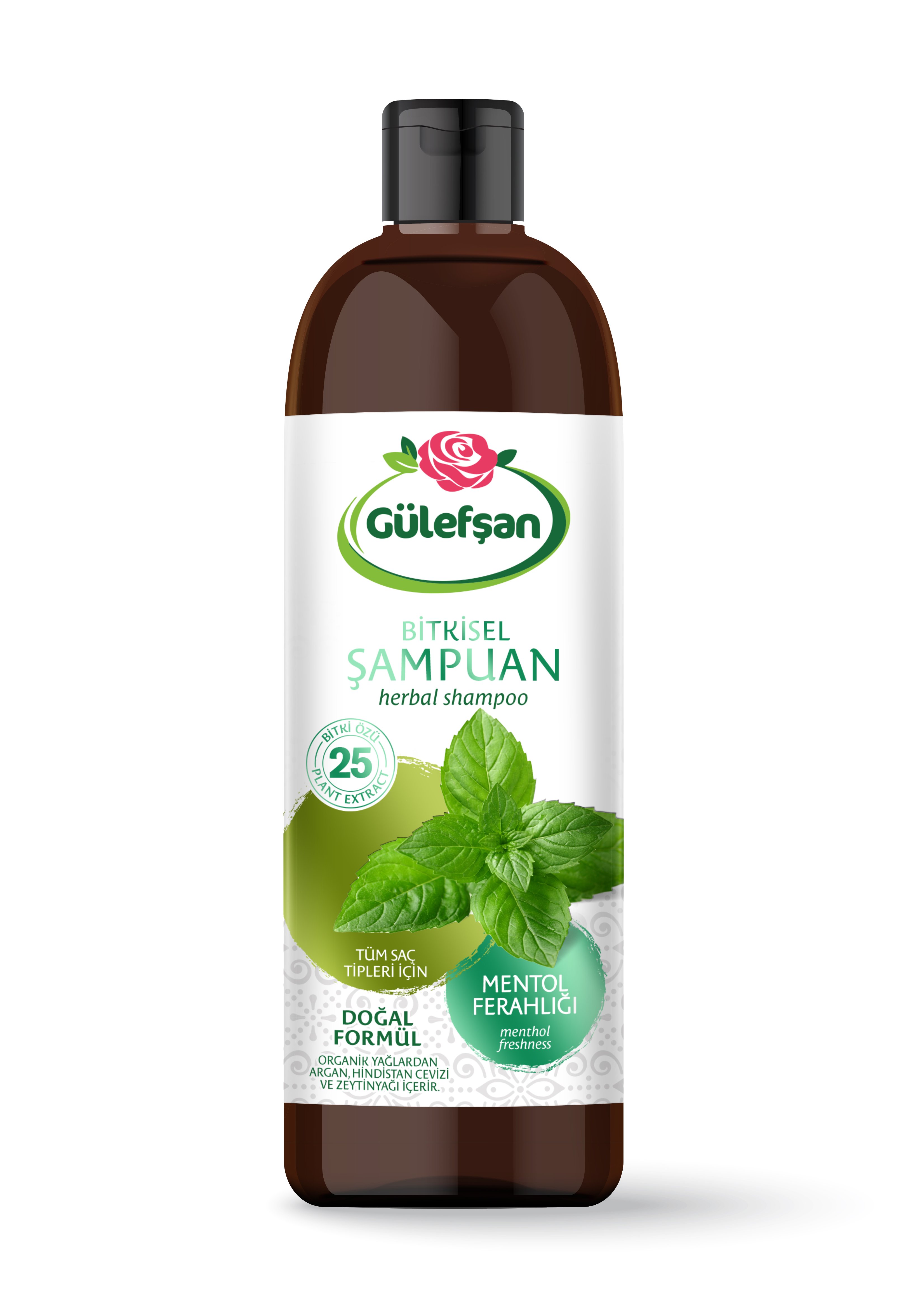 Gülefşan Bitkisel Mentol Ferahlığı Şampuan 400 ml.