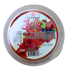 Gülefşan Jelly Bardak Yumuşak Şeker Doğal Jelatinsiz Boyasız 200 gr. (1 Adet)