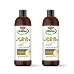 Gülefşan Bitkisel Vitamin Kompleks Şampuan  400ml 2 Adet