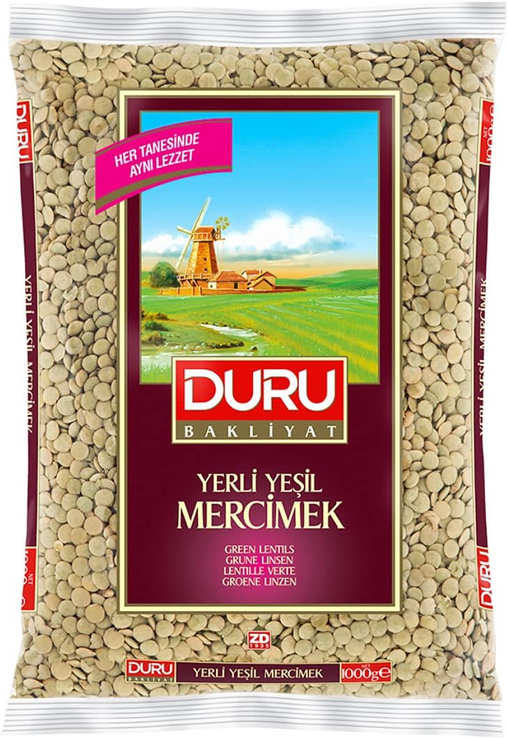Duru Yerli Yeşil Mercimek 1000 gr.