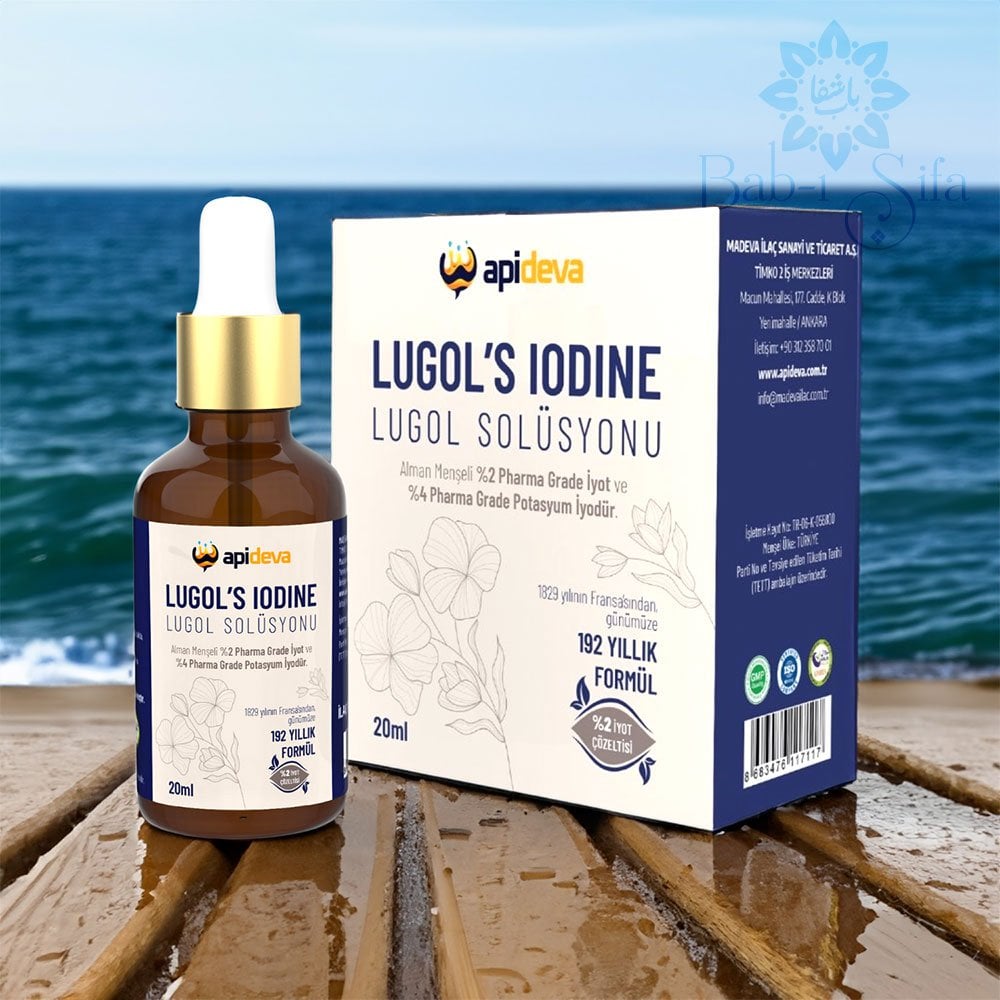 Apideva Lugol Solüsyonu %2 (İyot) 20 ml.