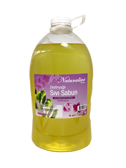 Naturalive Beauty Zeytinyağlı Sıvı El Sabunu 4000 ml