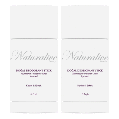 Naturalive Beauty Deodorant Stick (2 adet)