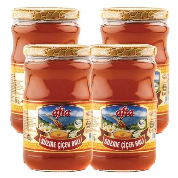 Afia Süzme Çiçek Bal 4x850 gr.