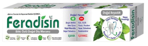 Feradisin Diş Macunu Nane Ferahlığı 90 gr.