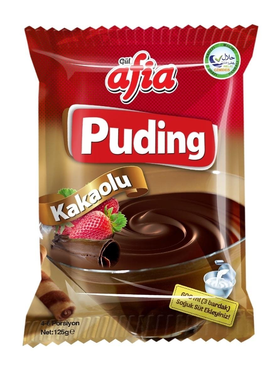Afia Kakaolu Puding 125 gr.