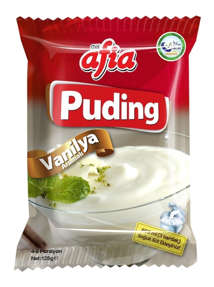 Afia Vanilyalı Puding 125 gr.