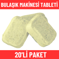 Hukame Bulaşık Makinesi Tableti 20'li Paket %100 Bitkisel Yerli Üretim