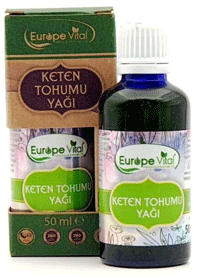 Europe Vital Keten Tohumu Yağı 50 ml.