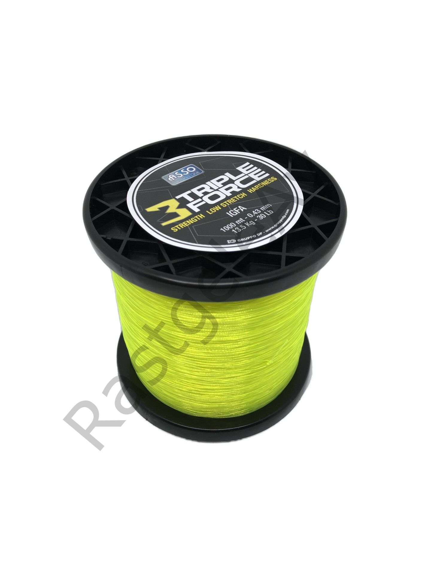 Asso Triple Force Strenght Igfa Class Low Stretch Hardness Line 1.000mt Yellow