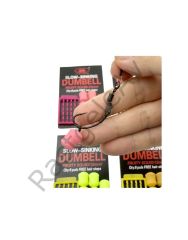 Captain 3498 Dumbell Yellow Color 8'li Paket Sazan Yemi