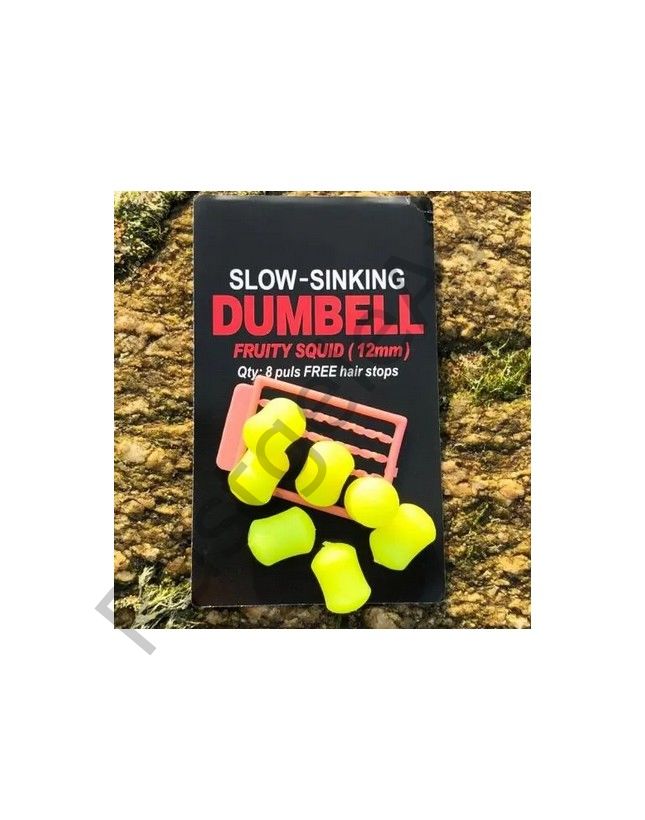 Captain 3498 Dumbell Yellow Color 8'li Paket Sazan Yemi