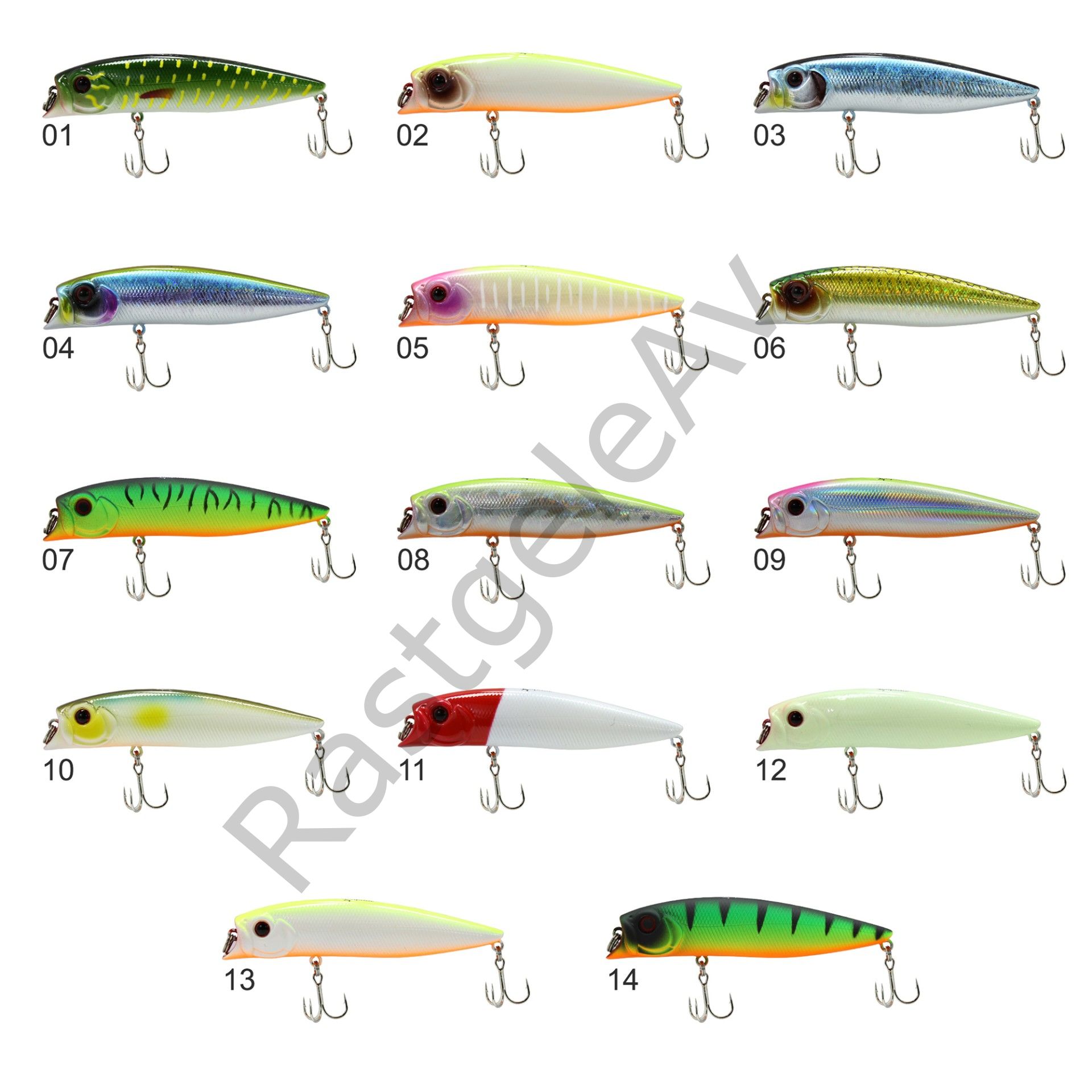 Captain 3430 Combiner Pop 90 mm Floating 12.2 gr Rolling Wobbling Maket Balık