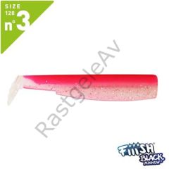 Fiiish BM120/3 BM351 3 Adet Gövde Rose Fluo Silikon Yem