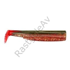 Fiiish BM120/3 BM352 3 Adet Gövde Kaki Red Silikon Yem