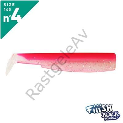 Fiiish BM140/4 BM353 3 Adet Gövde Rose Fluo Silikon Yem