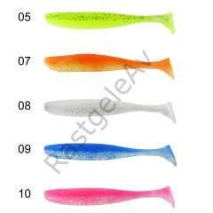 Captain 3075 Shad Tail Soft 10cm Levrek Silikonu 5li Paket Suni Yem