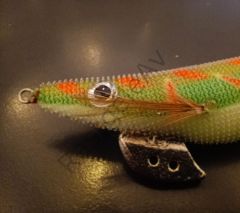 Captain 3029 Kalamar Zokası 12cm Crazy Glow Deri Kaplama Size 3.5