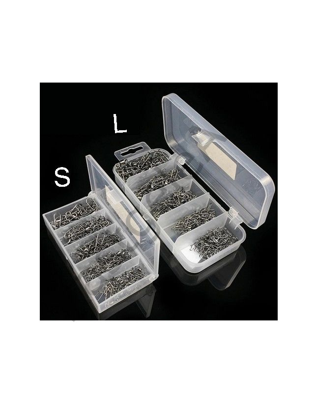 Captain 5191 İnox Kilitli Klips Seti Kutuda Size:Mix-S