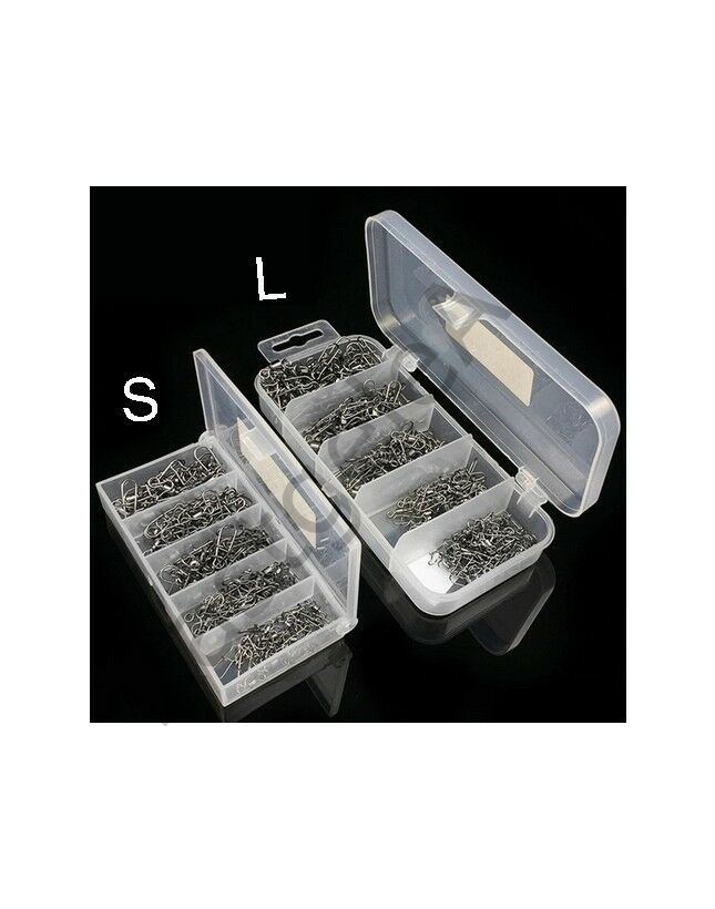 Captain 5192 İnox Kilitli Klips Seti Kutuda Size:Mix-L