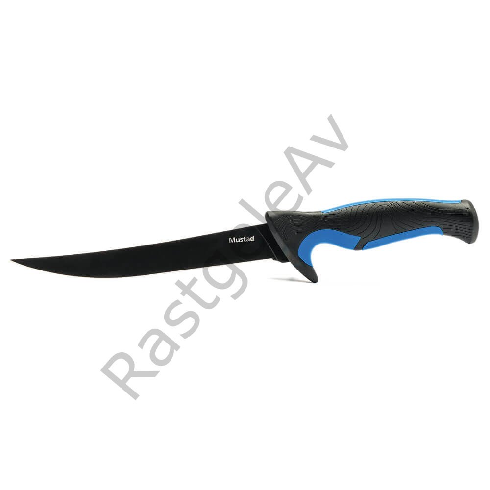 Mustad Çelik Fileto Bıçağı Taşıma Kılıflı