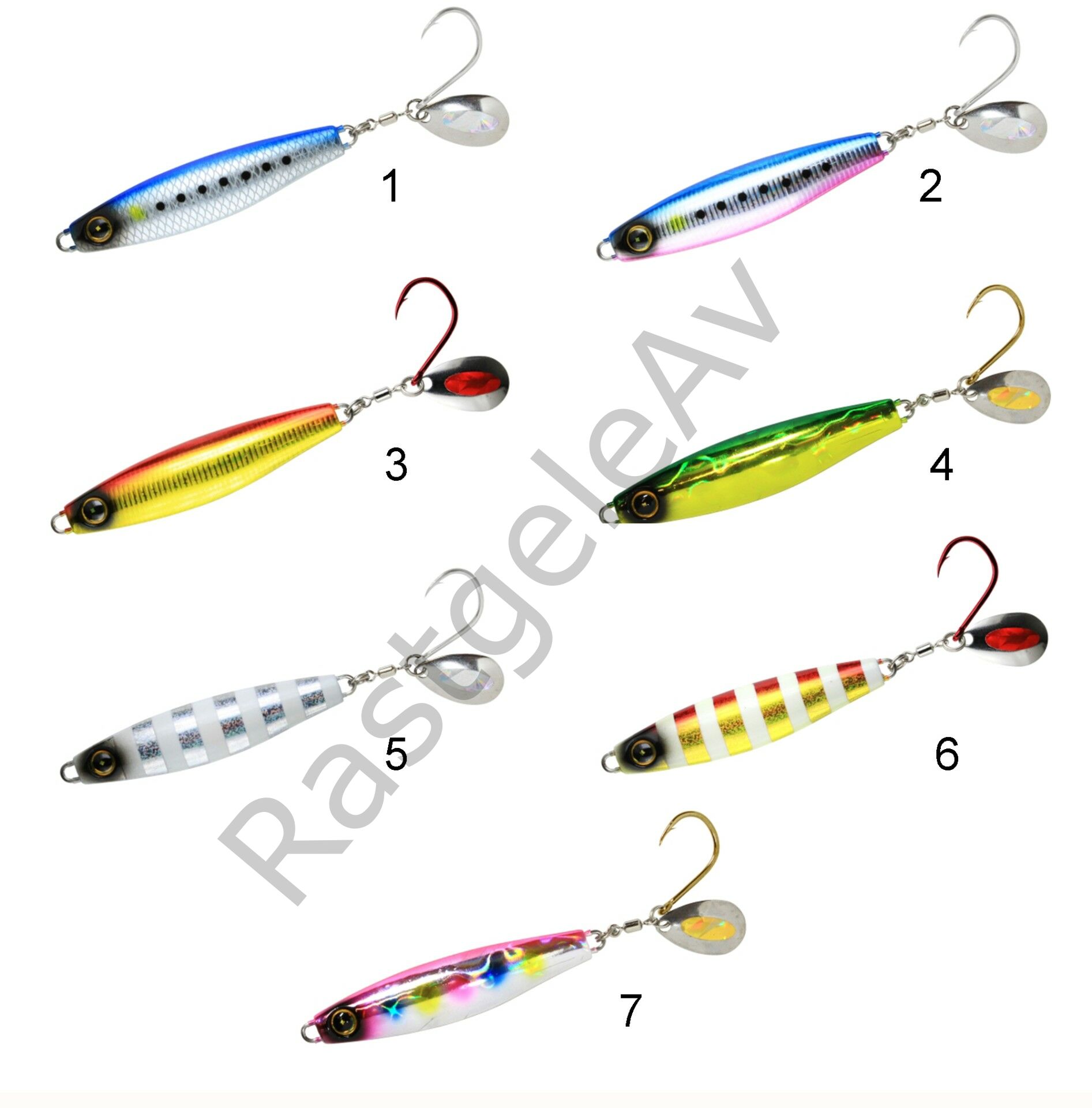 Hayabusa FS 437 Jack Eye Sawara Cast Spin 30gr Light Jig Suni Yem