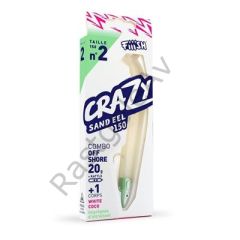Crazy Sandeel CSE150/2 CSE512 Combo Off Shore 20gr White Coco Silikon Yem