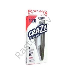 Crazy Sandeel CSE120/1 CSE528 Double Combo 15gr Kaki Silikon Yem