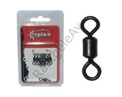 Captain 5006 Rulmanlı Fırdöndü 6'lı Paket Mat Black