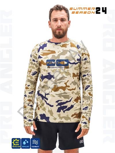 Fujin Pro Angler S24 T-Shirt Narural Camo