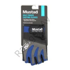 Mustad Yarım Parmak Casting Balıkçı Eldiveni