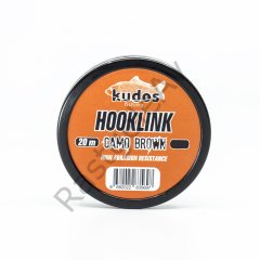 Kudos Hooklink Camo Brown 20m 35 Lb.