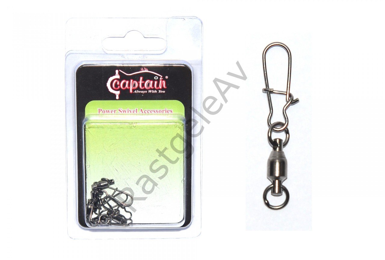 Captain 5045 Kilitli Klips Rulmanlı 5'li Paket Black Nikel