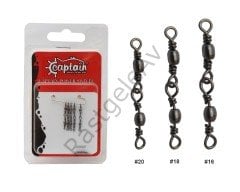 Captain 5090 2 Zincir Fırdöndü 5'li Paket Nikel