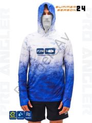 Fujin Pro Angler S24 Buff&Hoodie Grey Wave
