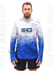 Fujin Pro Angler S24 Buff&Hoodie Grey Wave