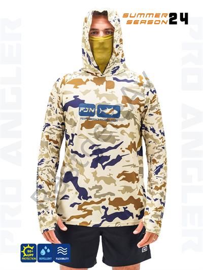 Fujin Pro Angler S24 Buff&Hoodie Natural Camo
