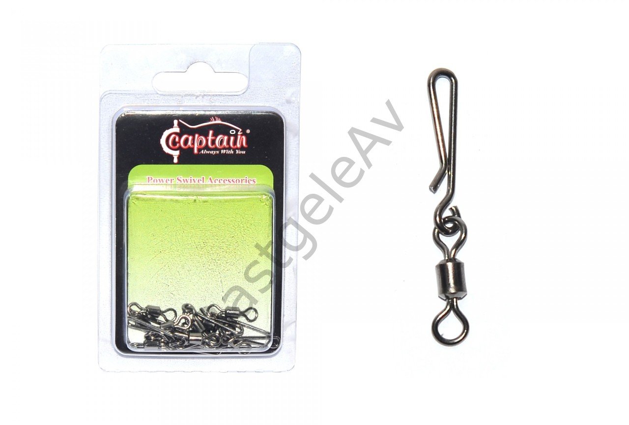 Captain 5128 Speed Maket Klipsi 10'lu Paket Black Nikel