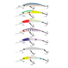 Yozuri Crystal Minnow Deep Diver Walleye Sahte Balığı