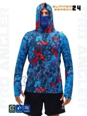 Fujin Pro Angler S24 Buff&Hoodie Red Reef